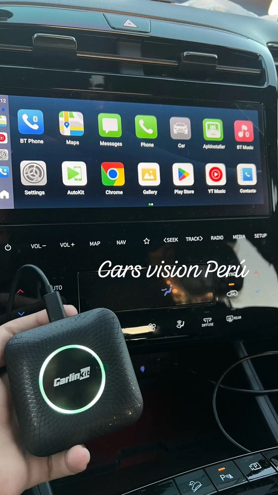 AI BOX CARLINKIT AMBIENT 8GB + 128GB ALMACENAMIENTO