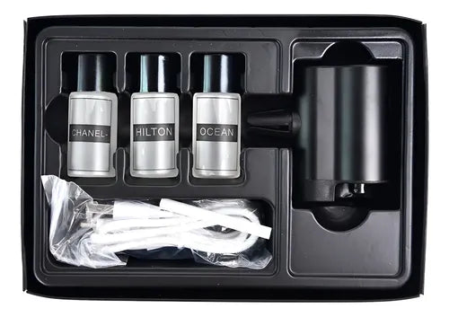 DIFUSOR DE FRAGANCIAS INTELIGENTE PARA CARROS (CHANEL , HILTON Y OCEAN)