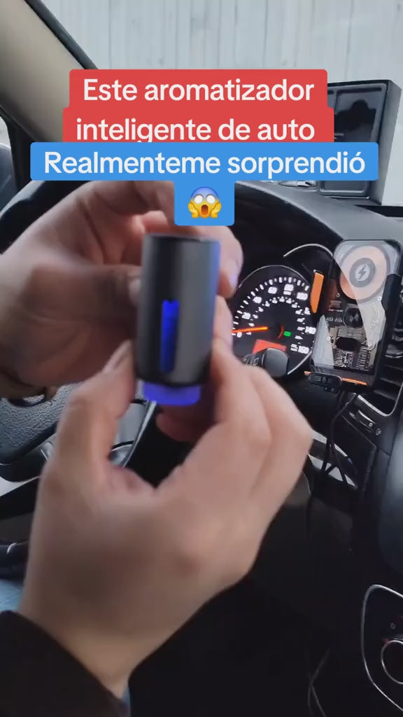 DIFUSOR DE FRAGANCIAS INTELIGENTE PARA CARROS (CHANEL , HILTON Y OCEAN)